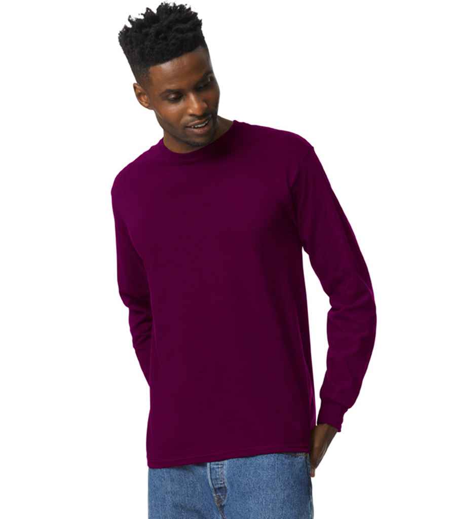 Gildan GD14 Maroon Model -  Ready to be Embroidered and Printed by Custard Workwear - Cheap Personalised and Customised Workwear in Nottinghamshire, Derbyshire and Leicestershire