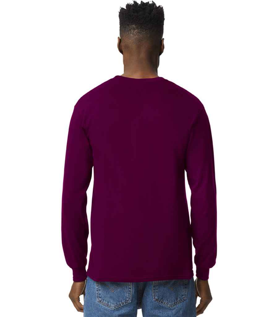 Gildan GD14 Maroon Model -  Ready to be Embroidered and Printed by Custard Workwear - Cheap Personalised and Customised Workwear in Nottinghamshire, Derbyshire and Leicestershire