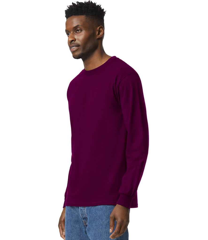 Gildan GD14 Maroon Model -  Ready to be Embroidered and Printed by Custard Workwear - Cheap Personalised and Customised Workwear in Nottinghamshire, Derbyshire and Leicestershire