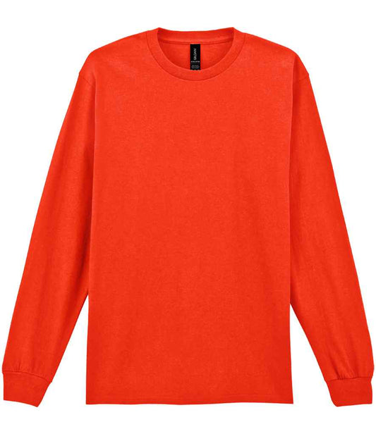 Gildan GD14 Orange Front -  Ready to be Embroidered and Printed by Custard Workwear - Cheap Personalised and Customised Workwear in Nottinghamshire, Derbyshire and Leicestershire