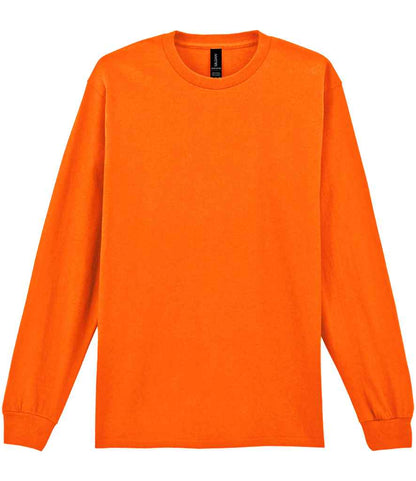 Gildan GD14 S Orange Front -  Ready to be Embroidered and Printed by Custard Workwear - Cheap Personalised and Customised Workwear in Nottinghamshire, Derbyshire and Leicestershire