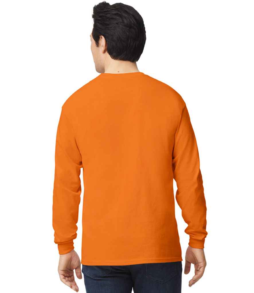 Gildan GD14 S Orange Model -  Ready to be Embroidered and Printed by Custard Workwear - Cheap Personalised and Customised Workwear in Nottinghamshire, Derbyshire and Leicestershire