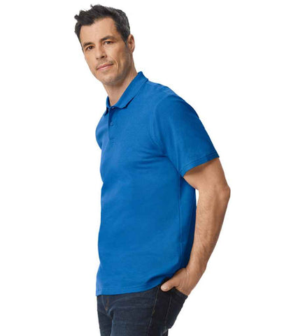 Gildan GD35 Royal Blue Model -  Ready to be Embroidered and Printed by Custard Workwear - Cheap Personalised and Customised Workwear in Nottinghamshire, Derbyshire and Leicestershire