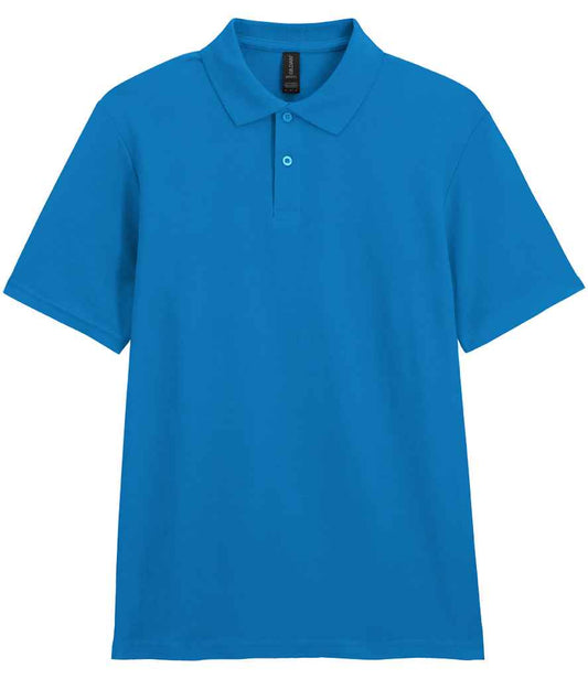 Gildan GD35 Sapphire Blue Front -  Ready to be Embroidered and Printed by Custard Workwear - Cheap Personalised and Customised Workwear in Nottinghamshire, Derbyshire and Leicestershire