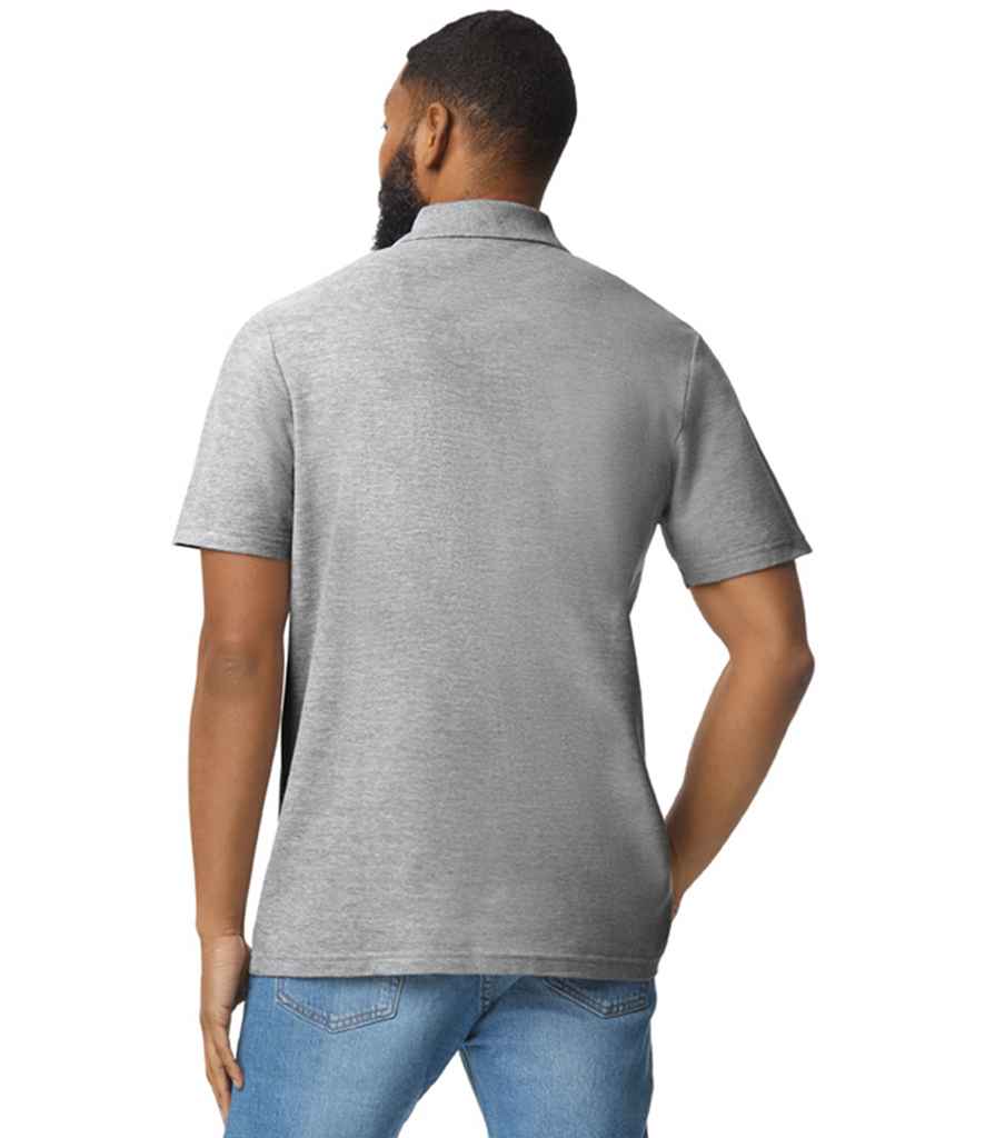 Gildan GD35 Sport Grey Model -  Ready to be Embroidered and Printed by Custard Workwear - Cheap Personalised and Customised Workwear in Nottinghamshire, Derbyshire and Leicestershire
