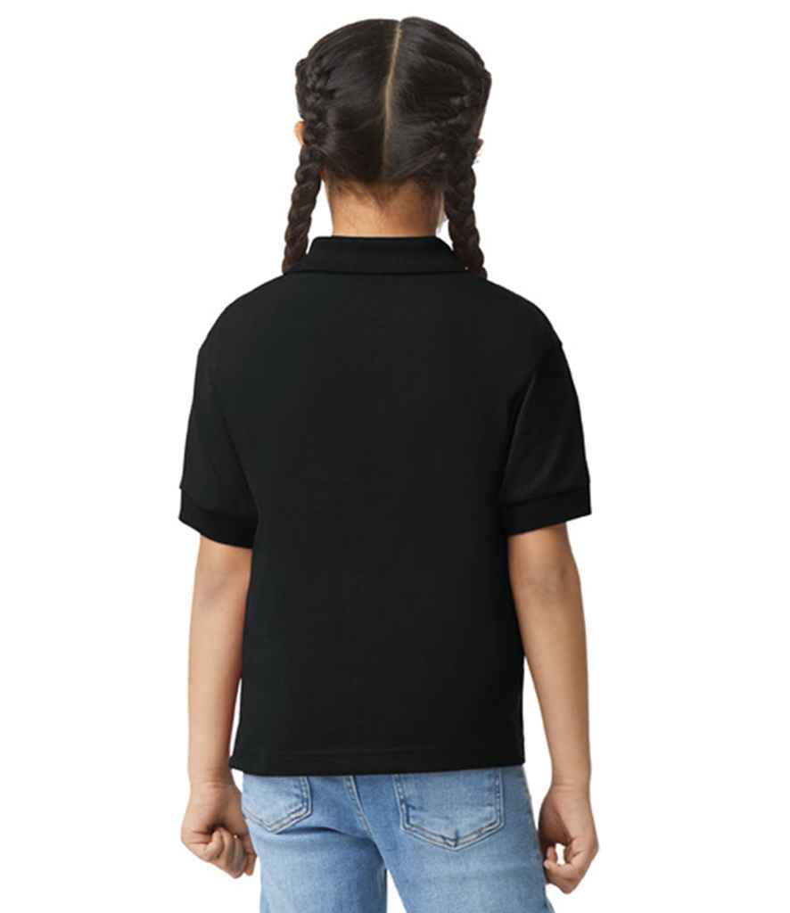 Gildan GD40B Black Model -  Ready to be Embroidered and Printed by Custard Workwear - Cheap Personalised and Customised Workwear in Nottinghamshire, Derbyshire and Leicestershire