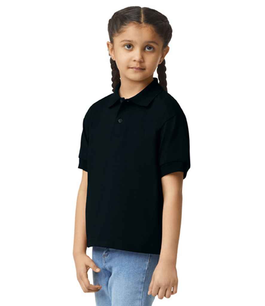 Gildan GD40B Black Model -  Ready to be Embroidered and Printed by Custard Workwear - Cheap Personalised and Customised Workwear in Nottinghamshire, Derbyshire and Leicestershire