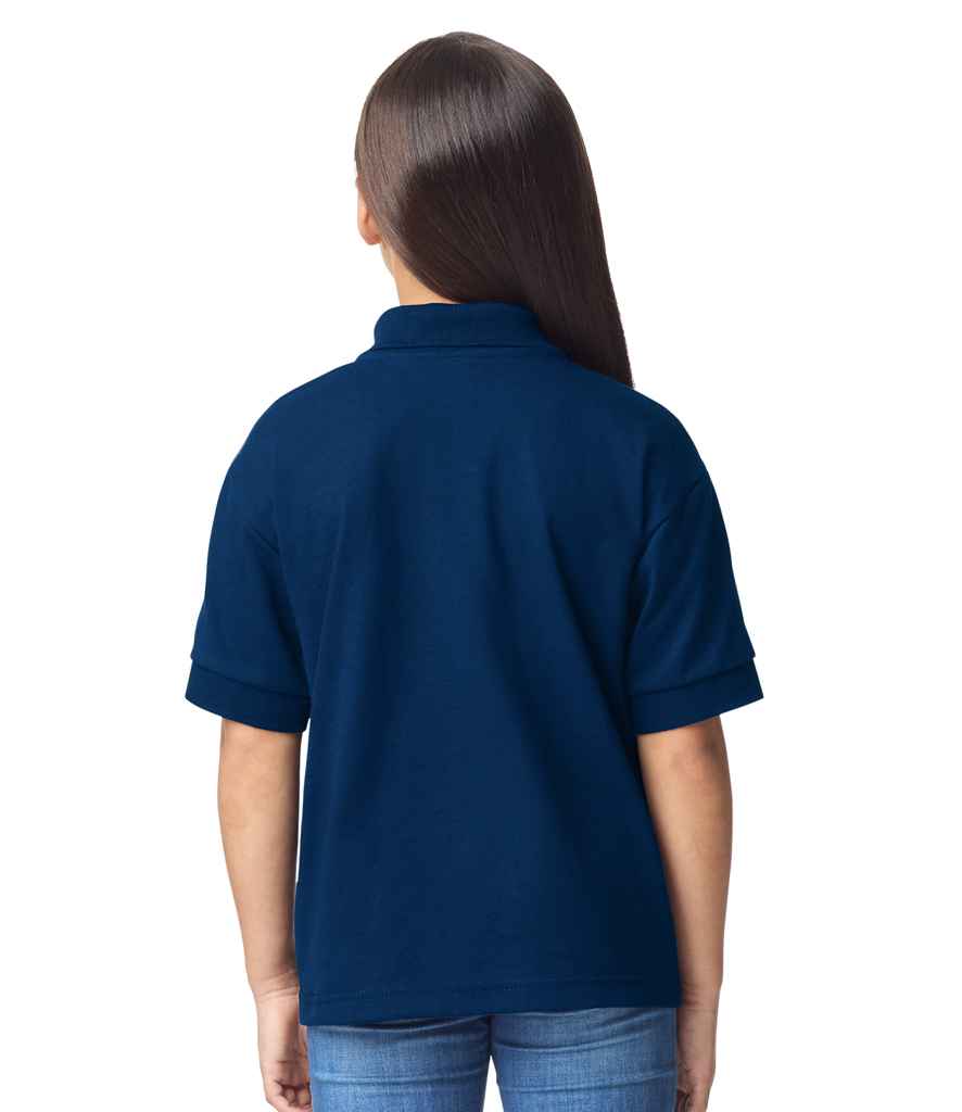 Gildan GD40B Navy Model -  Ready to be Embroidered and Printed by Custard Workwear - Cheap Personalised and Customised Workwear in Nottinghamshire, Derbyshire and Leicestershire