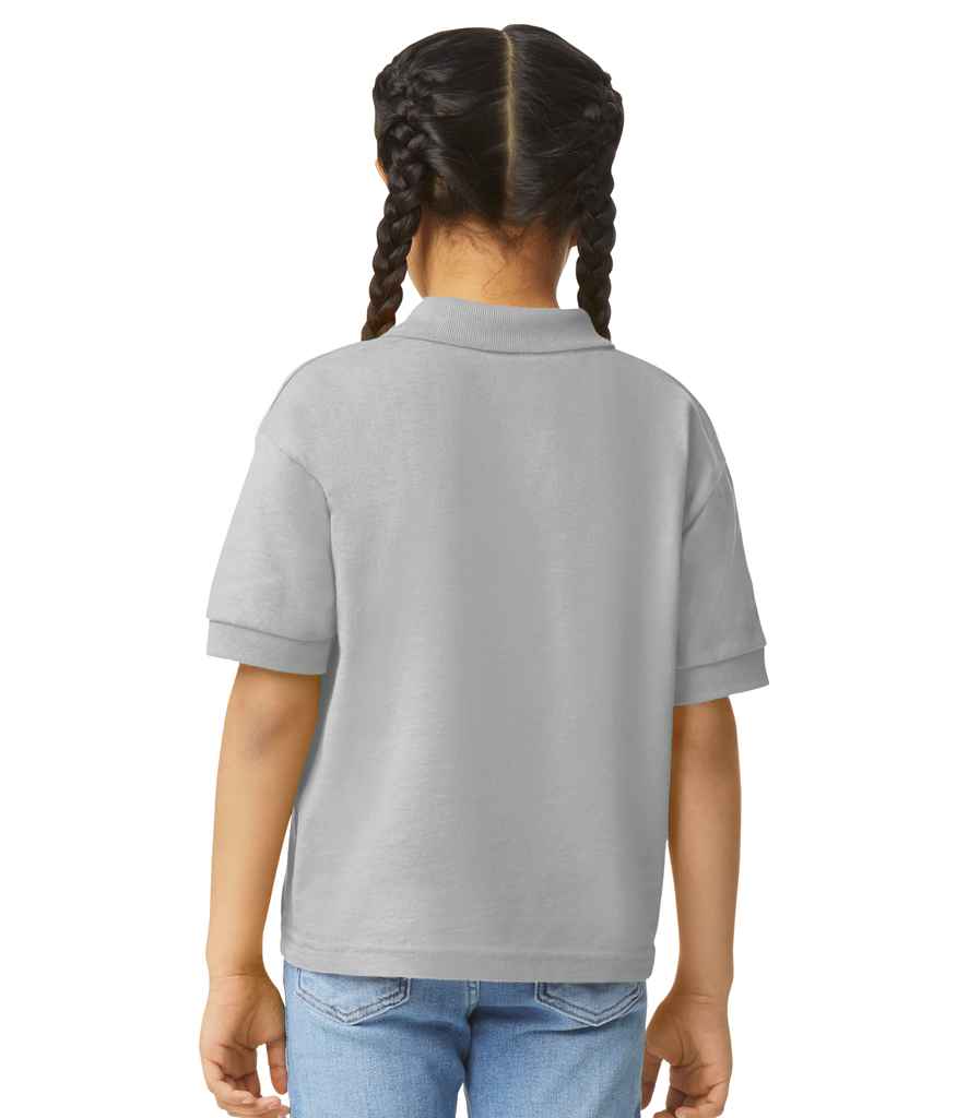 Gildan GD40B Sport Grey Model -  Ready to be Embroidered and Printed by Custard Workwear - Cheap Personalised and Customised Workwear in Nottinghamshire, Derbyshire and Leicestershire