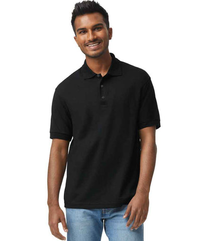 Gildan GD40 Black Model -  Ready to be Embroidered and Printed by Custard Workwear - Cheap Personalised and Customised Workwear in Nottinghamshire, Derbyshire and Leicestershire
