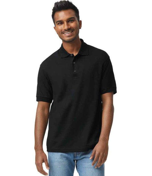 Gildan GD40 Black Model -  Ready to be Embroidered and Printed by Custard Workwear - Cheap Personalised and Customised Workwear in Nottinghamshire, Derbyshire and Leicestershire