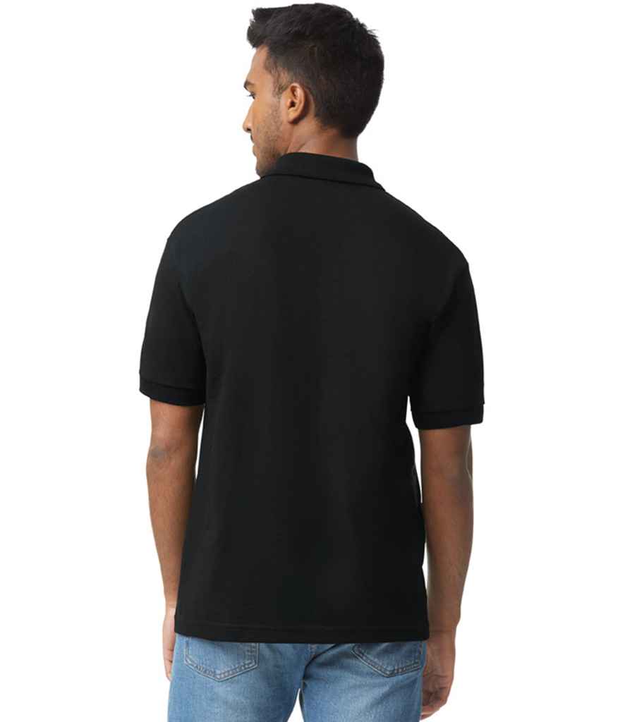 Gildan GD40 Black Model -  Ready to be Embroidered and Printed by Custard Workwear - Cheap Personalised and Customised Workwear in Nottinghamshire, Derbyshire and Leicestershire