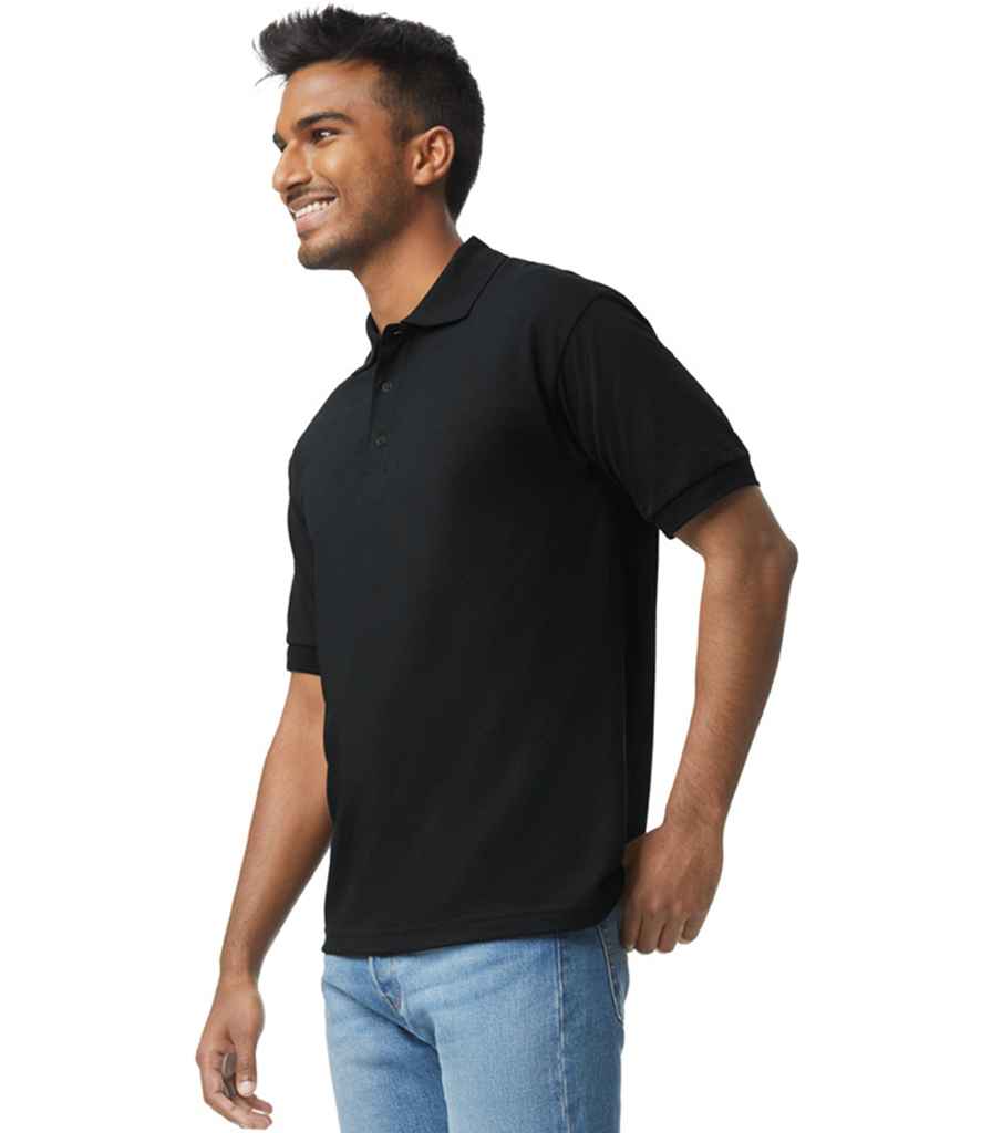 Gildan GD40 Black Model -  Ready to be Embroidered and Printed by Custard Workwear - Cheap Personalised and Customised Workwear in Nottinghamshire, Derbyshire and Leicestershire