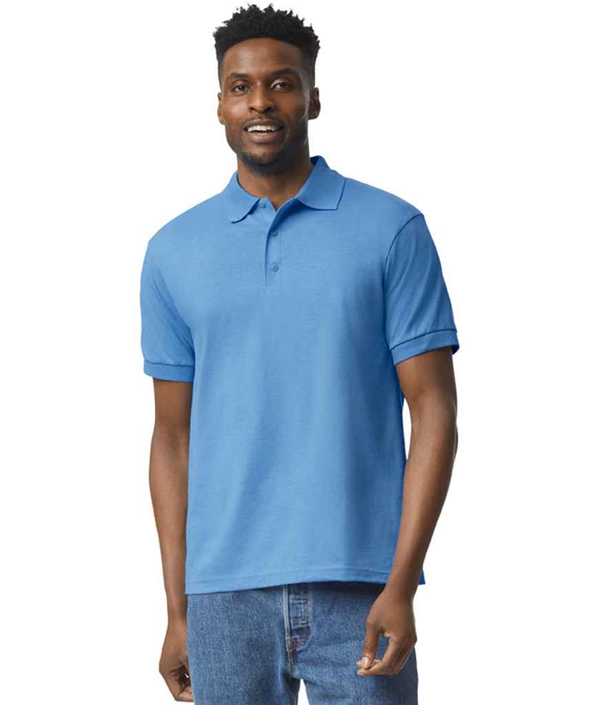 Gildan GD40 Carolina Blue Model -  Ready to be Embroidered and Printed by Custard Workwear - Cheap Personalised and Customised Workwear in Nottinghamshire, Derbyshire and Leicestershire