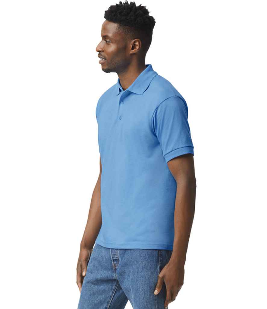 Gildan GD40 Carolina Blue Model -  Ready to be Embroidered and Printed by Custard Workwear - Cheap Personalised and Customised Workwear in Nottinghamshire, Derbyshire and Leicestershire