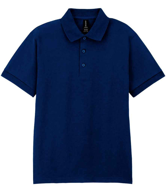 Gildan GD40 Navy Front -  Ready to be Embroidered and Printed by Custard Workwear - Cheap Personalised and Customised Workwear in Nottinghamshire, Derbyshire and Leicestershire
