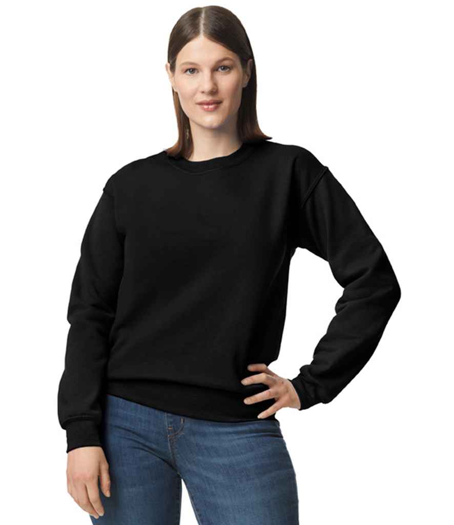 Gildan GD52 Black Model -  Ready to be Embroidered and Printed by Custard Workwear - Cheap Personalised and Customised Workwear in Nottinghamshire, Derbyshire and Leicestershire