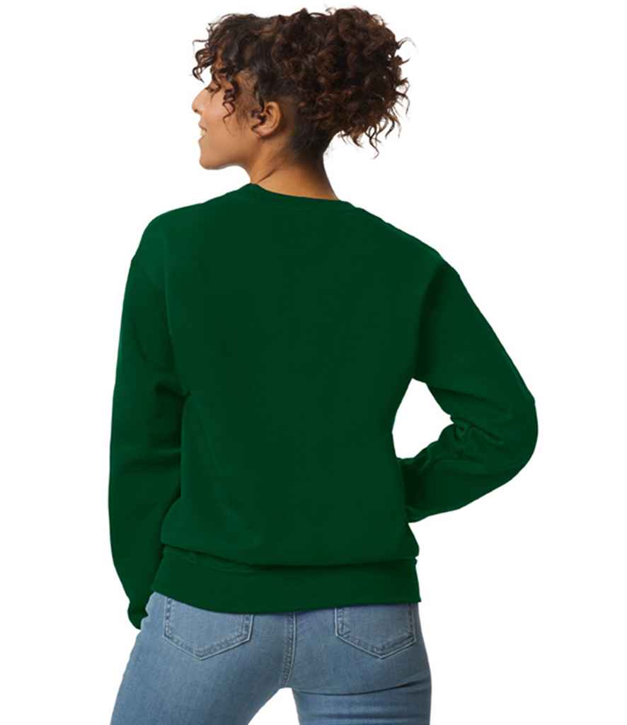 Gildan GD52 Forest Green Model -  Ready to be Embroidered and Printed by Custard Workwear - Cheap Personalised and Customised Workwear in Nottinghamshire, Derbyshire and Leicestershire
