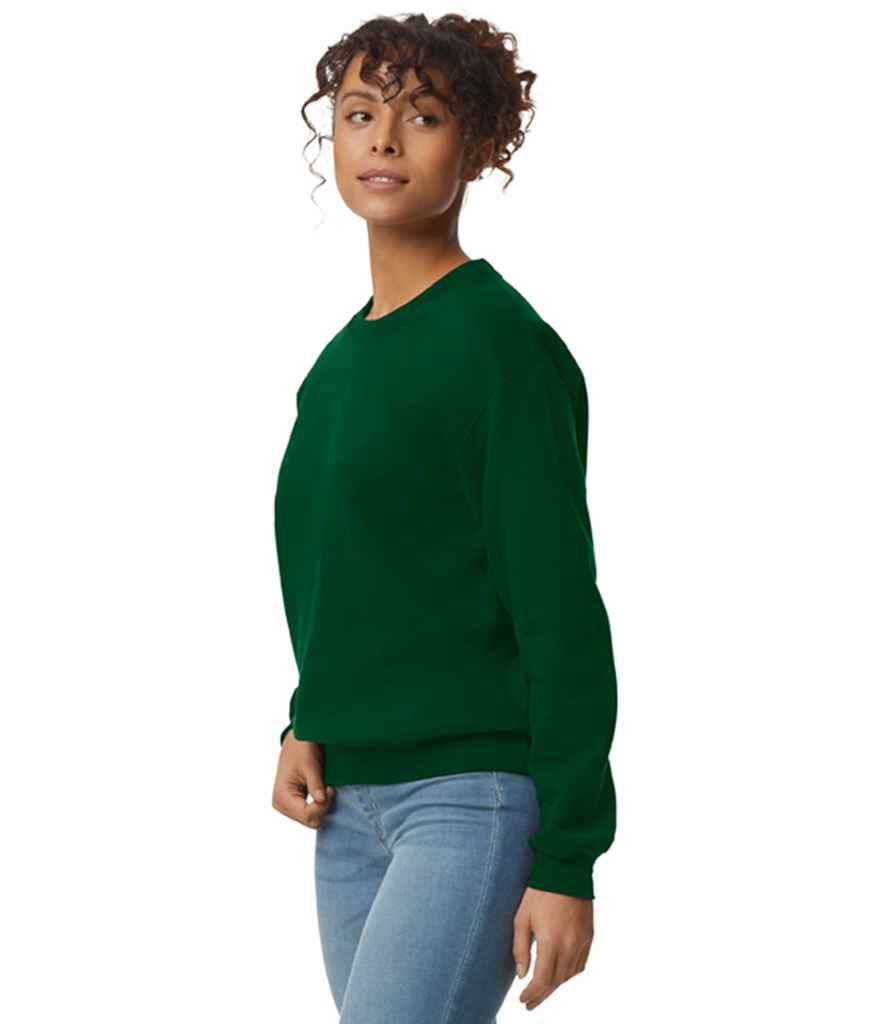 Gildan GD52 Forest Green Model -  Ready to be Embroidered and Printed by Custard Workwear - Cheap Personalised and Customised Workwear in Nottinghamshire, Derbyshire and Leicestershire