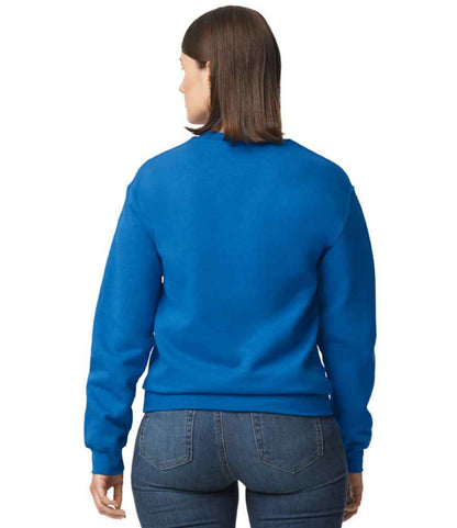 Gildan GD52 Royal Blue Model -  Ready to be Embroidered and Printed by Custard Workwear - Cheap Personalised and Customised Workwear in Nottinghamshire, Derbyshire and Leicestershire