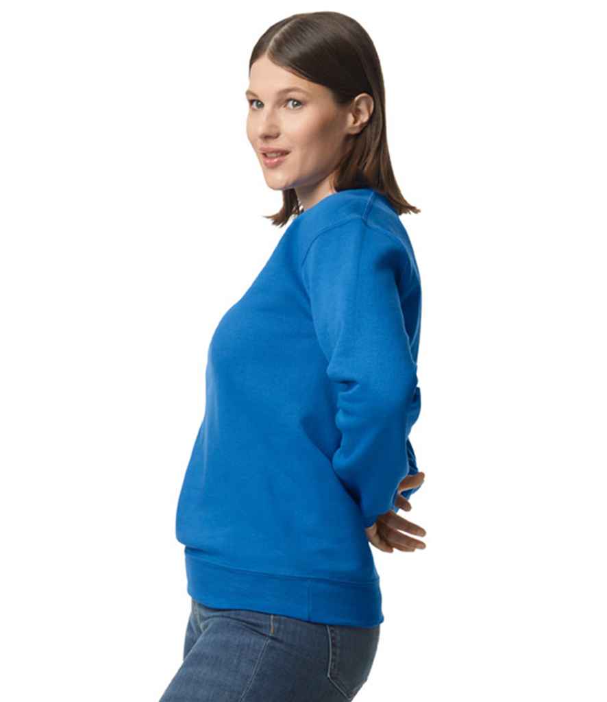Gildan GD52 Royal Blue Model -  Ready to be Embroidered and Printed by Custard Workwear - Cheap Personalised and Customised Workwear in Nottinghamshire, Derbyshire and Leicestershire
