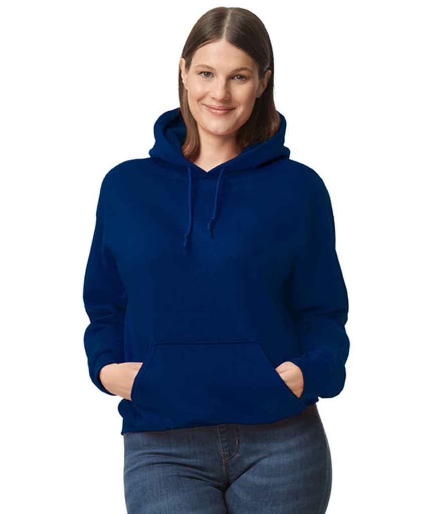 Gildan GD54 Navy Model -  Ready to be Embroidered and Printed by Custard Workwear - Cheap Personalised and Customised Workwear in Nottinghamshire, Derbyshire and Leicestershire