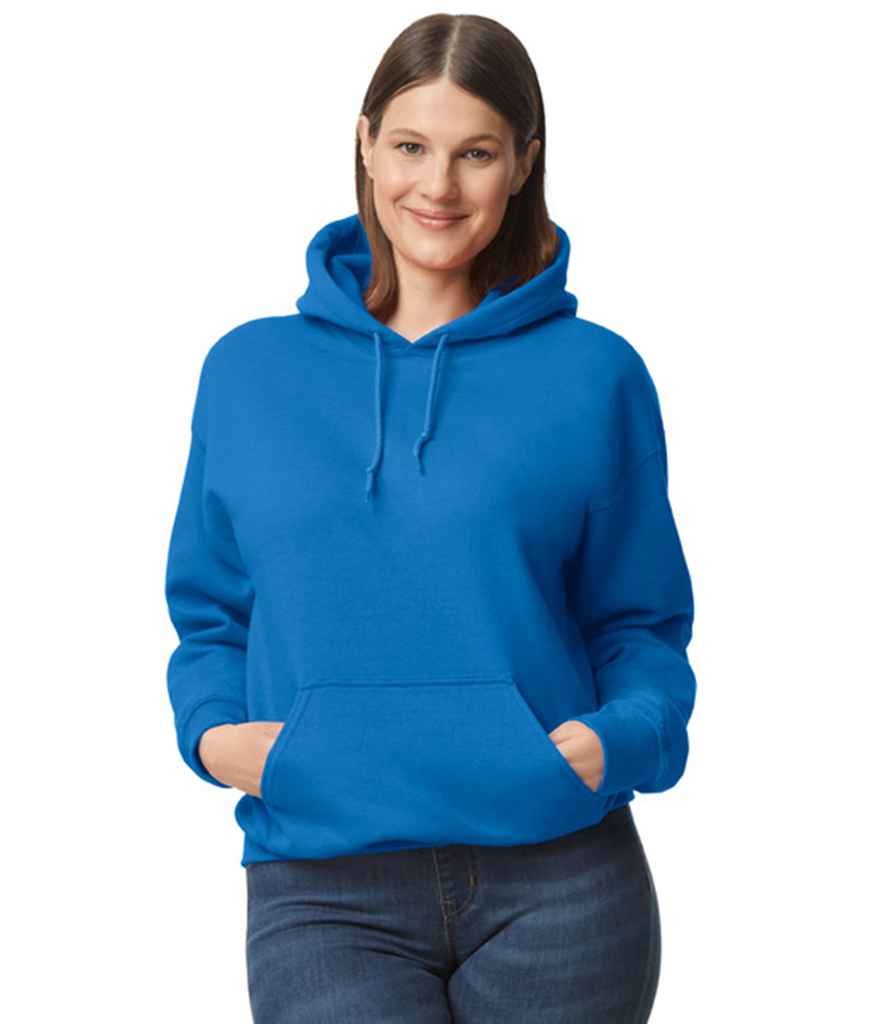 Gildan GD54 Royal Blue Model -  Ready to be Embroidered and Printed by Custard Workwear - Cheap Personalised and Customised Workwear in Nottinghamshire, Derbyshire and Leicestershire