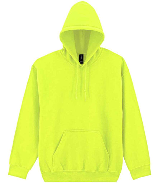 Gildan GD54 Safety Green Front -  Ready to be Embroidered and Printed by Custard Workwear - Cheap Personalised and Customised Workwear in Nottinghamshire, Derbyshire and Leicestershire