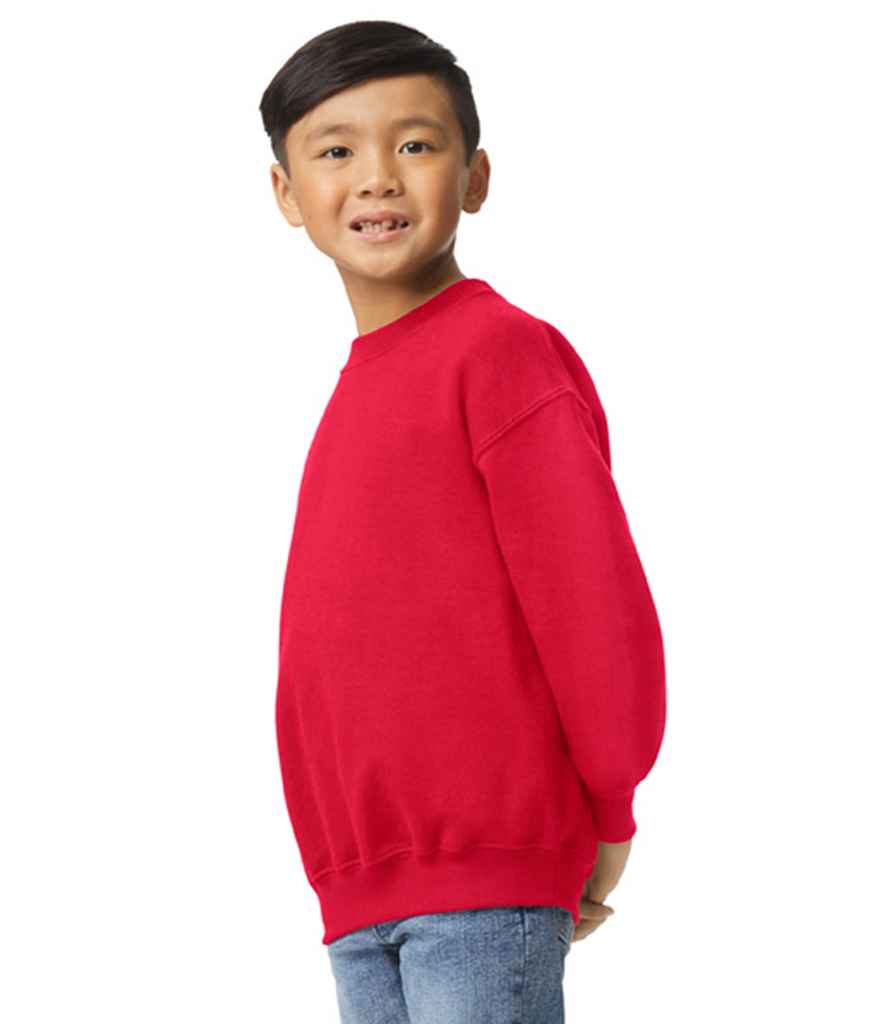 Gildan GD56B Red Model -  Ready to be Embroidered and Printed by Custard Workwear - Cheap Personalised and Customised Workwear in Nottinghamshire, Derbyshire and Leicestershire