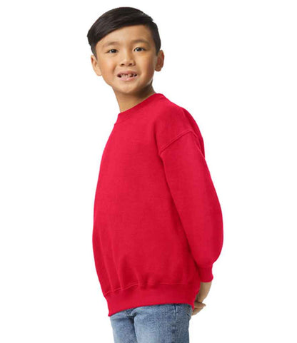 Gildan GD56B Red Model -  Ready to be Embroidered and Printed by Custard Workwear - Cheap Personalised and Customised Workwear in Nottinghamshire, Derbyshire and Leicestershire