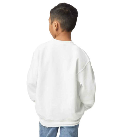 Gildan GD56B White Model -  Ready to be Embroidered and Printed by Custard Workwear - Cheap Personalised and Customised Workwear in Nottinghamshire, Derbyshire and Leicestershire
