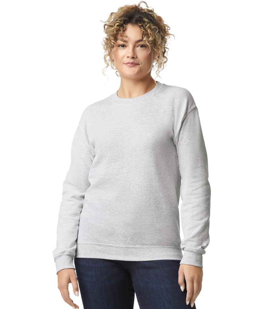 Gildan GD56 Ash Model -  Ready to be Embroidered and Printed by Custard Workwear - Cheap Personalised and Customised Workwear in Nottinghamshire, Derbyshire and Leicestershire
