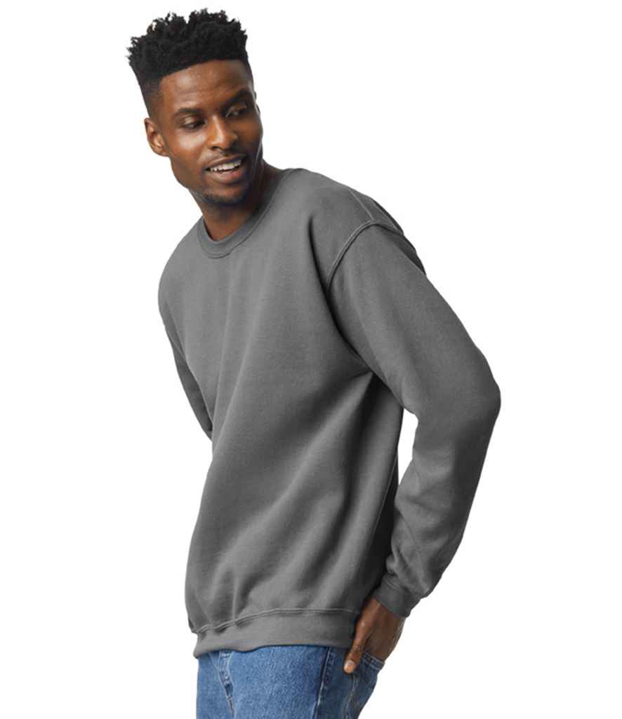 Gildan GD56 Charcoal Model -  Ready to be Embroidered and Printed by Custard Workwear - Cheap Personalised and Customised Workwear in Nottinghamshire, Derbyshire and Leicestershire