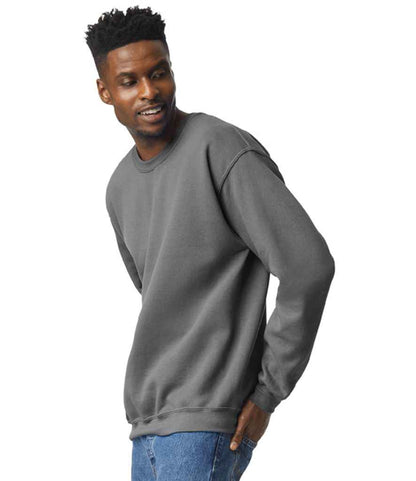 Gildan GD56 Charcoal Model -  Ready to be Embroidered and Printed by Custard Workwear - Cheap Personalised and Customised Workwear in Nottinghamshire, Derbyshire and Leicestershire