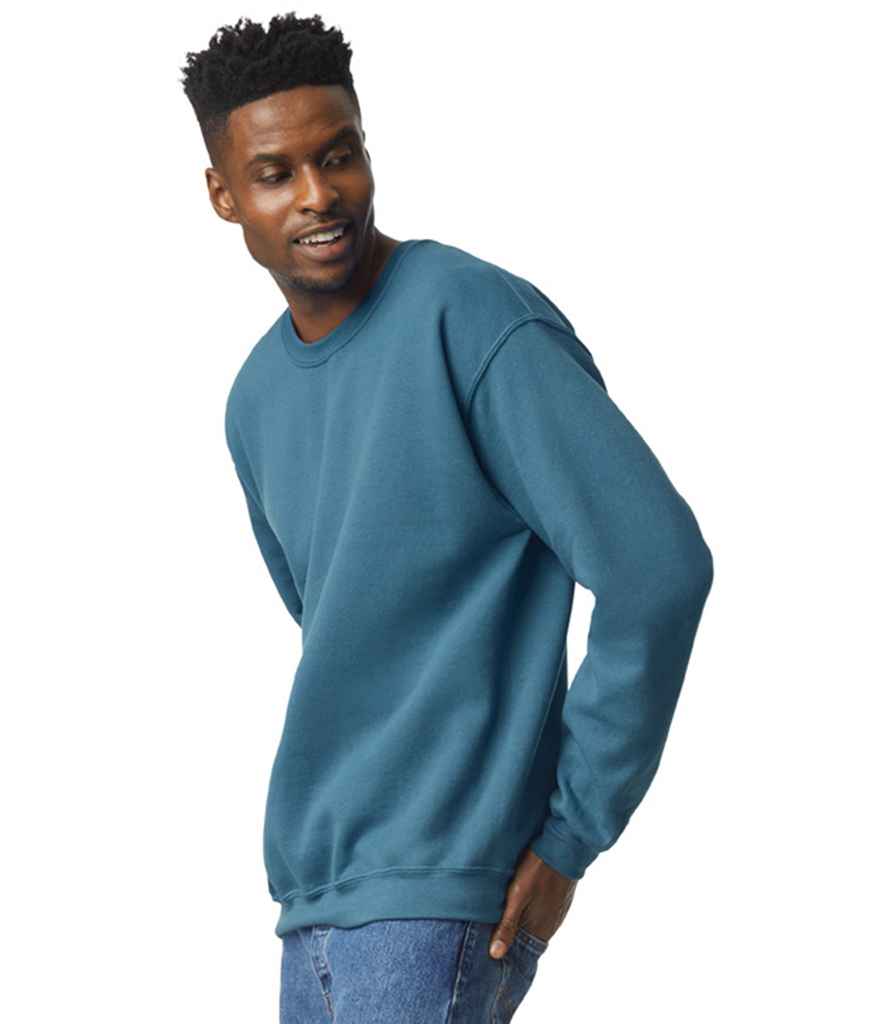 Gildan GD56 Indigo Model -  Ready to be Embroidered and Printed by Custard Workwear - Cheap Personalised and Customised Workwear in Nottinghamshire, Derbyshire and Leicestershire