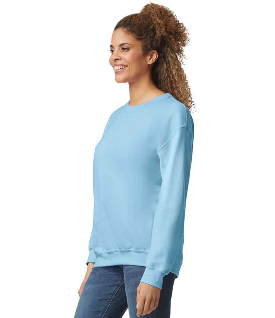 Gildan GD56 Light Blue Model -  Ready to be Embroidered and Printed by Custard Workwear - Cheap Personalised and Customised Workwear in Nottinghamshire, Derbyshire and Leicestershire