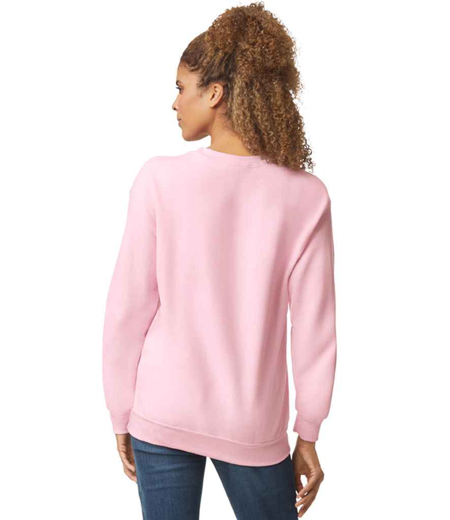 Gildan GD56 Light Pink Model -  Ready to be Embroidered and Printed by Custard Workwear - Cheap Personalised and Customised Workwear in Nottinghamshire, Derbyshire and Leicestershire