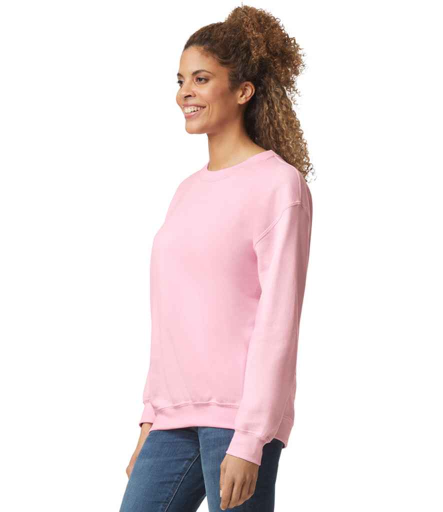 Gildan GD56 Light Pink Model -  Ready to be Embroidered and Printed by Custard Workwear - Cheap Personalised and Customised Workwear in Nottinghamshire, Derbyshire and Leicestershire