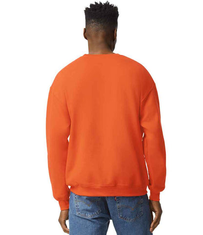 Gildan GD56 Orange Model -  Ready to be Embroidered and Printed by Custard Workwear - Cheap Personalised and Customised Workwear in Nottinghamshire, Derbyshire and Leicestershire