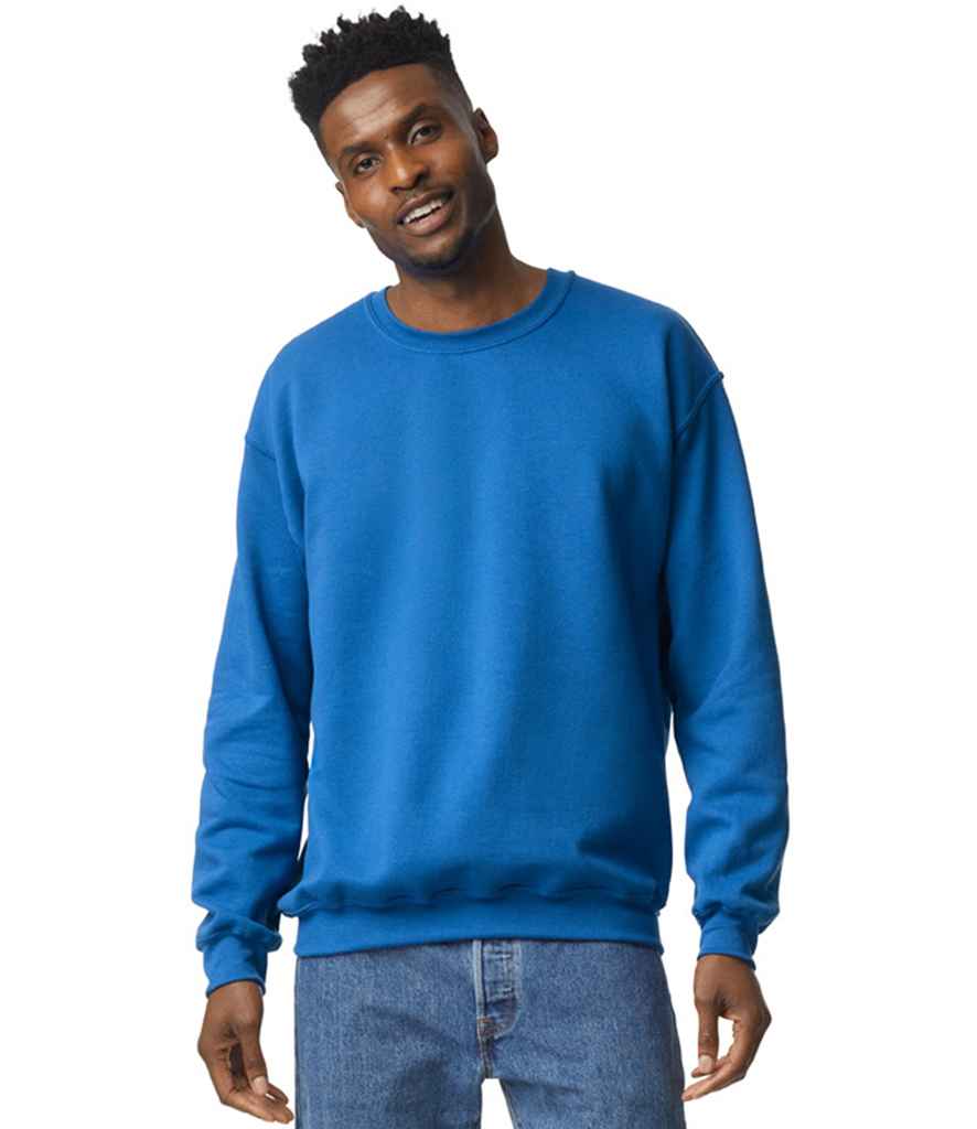 Gildan GD56 Royal Blue Model -  Ready to be Embroidered and Printed by Custard Workwear - Cheap Personalised and Customised Workwear in Nottinghamshire, Derbyshire and Leicestershire