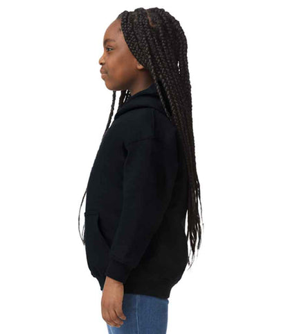 Gildan GD57B Black Model -  Ready to be Embroidered and Printed by Custard Workwear - Cheap Personalised and Customised Workwear in Nottinghamshire, Derbyshire and Leicestershire