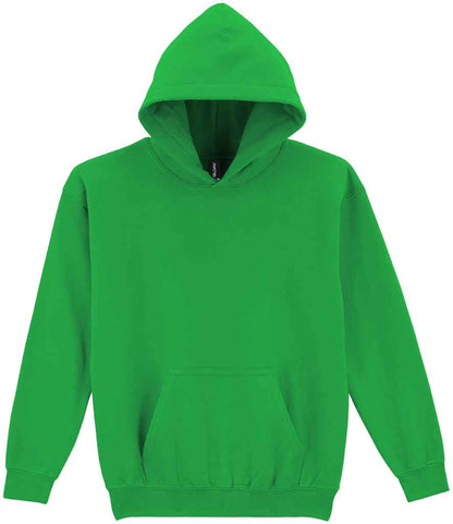Gildan GD57B Irish Green Front -  Ready to be Embroidered and Printed by Custard Workwear - Cheap Personalised and Customised Workwear in Nottinghamshire, Derbyshire and Leicestershire