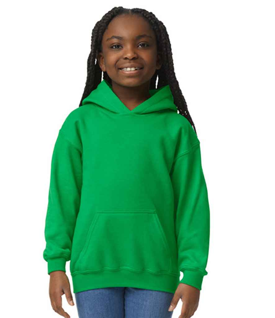 Gildan GD57B Irish Green Model -  Ready to be Embroidered and Printed by Custard Workwear - Cheap Personalised and Customised Workwear in Nottinghamshire, Derbyshire and Leicestershire