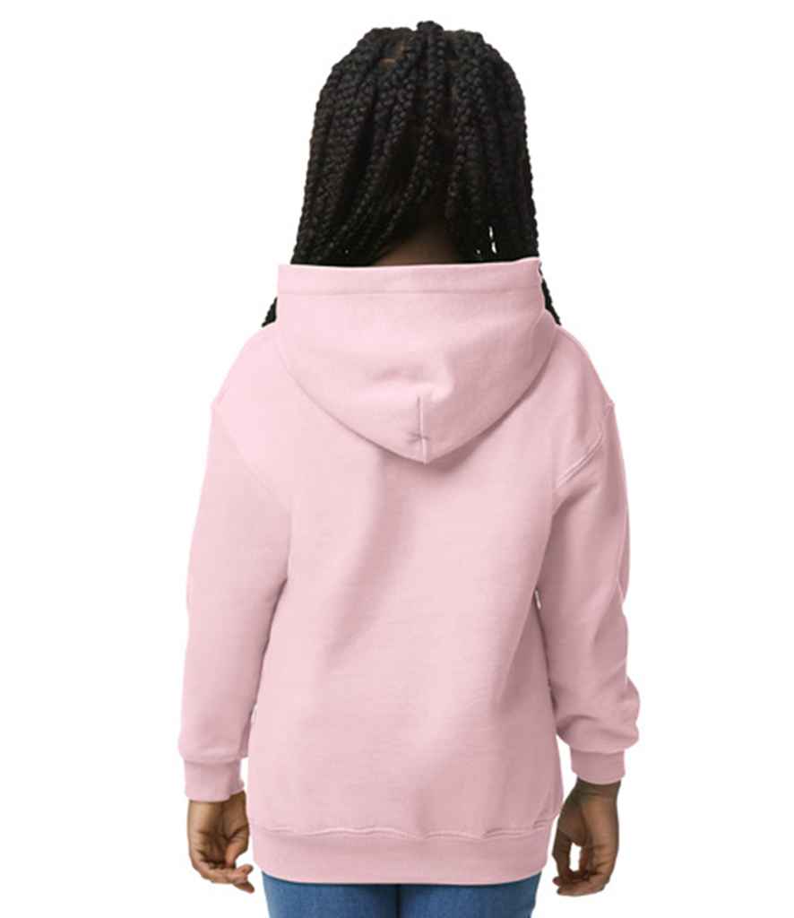 Gildan GD57B Light Pink Model -  Ready to be Embroidered and Printed by Custard Workwear - Cheap Personalised and Customised Workwear in Nottinghamshire, Derbyshire and Leicestershire