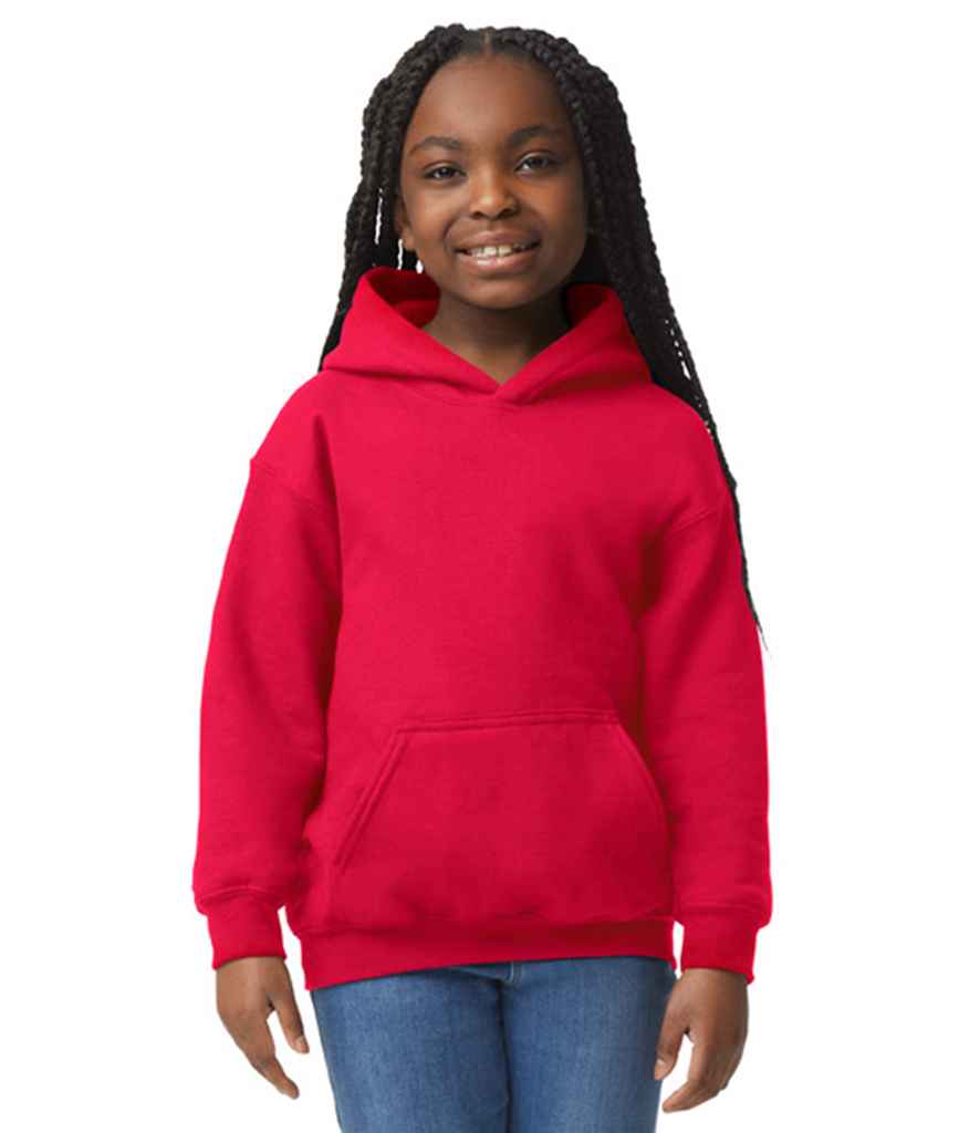 Gildan GD57B Red Model -  Ready to be Embroidered and Printed by Custard Workwear - Cheap Personalised and Customised Workwear in Nottinghamshire, Derbyshire and Leicestershire
