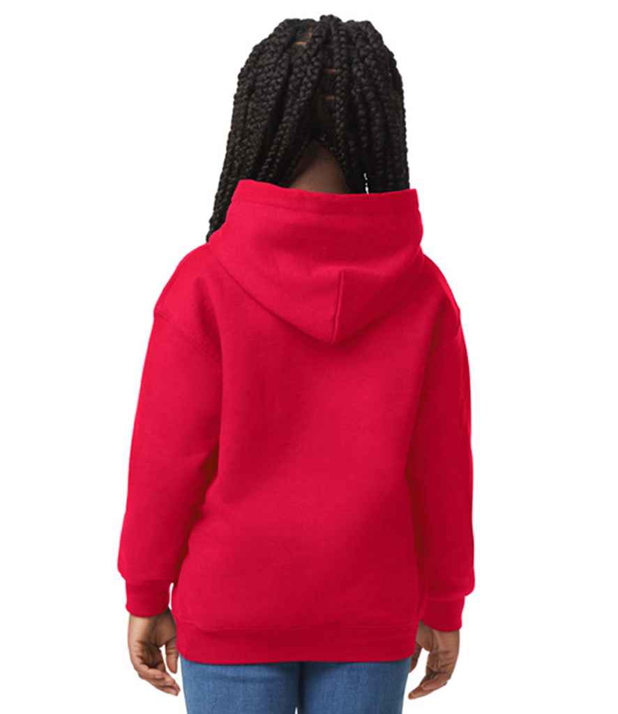 Gildan GD57B Red Model -  Ready to be Embroidered and Printed by Custard Workwear - Cheap Personalised and Customised Workwear in Nottinghamshire, Derbyshire and Leicestershire