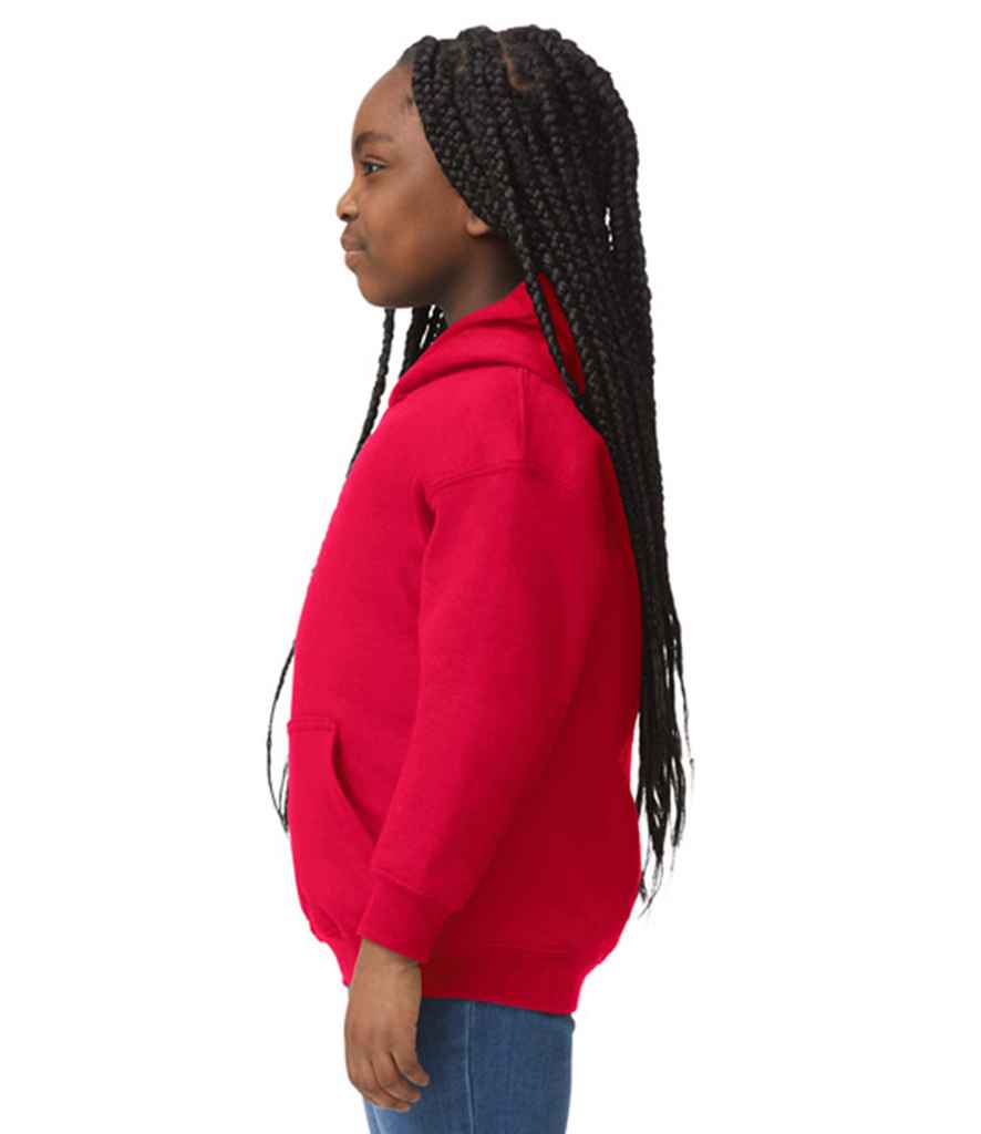 Gildan GD57B Red Model -  Ready to be Embroidered and Printed by Custard Workwear - Cheap Personalised and Customised Workwear in Nottinghamshire, Derbyshire and Leicestershire