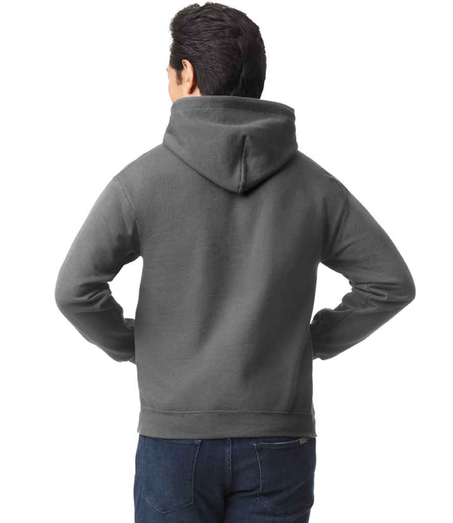Gildan GD57 Charcoal Model -  Ready to be Embroidered and Printed by Custard Workwear - Cheap Personalised and Customised Workwear in Nottinghamshire, Derbyshire and Leicestershire