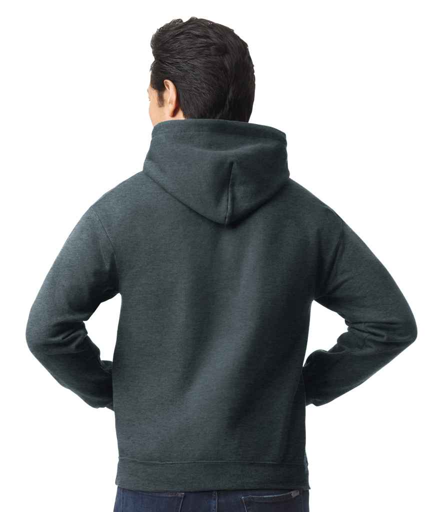 Gildan GD57 Dark Heather Model -  Ready to be Embroidered and Printed by Custard Workwear - Cheap Personalised and Customised Workwear in Nottinghamshire, Derbyshire and Leicestershire