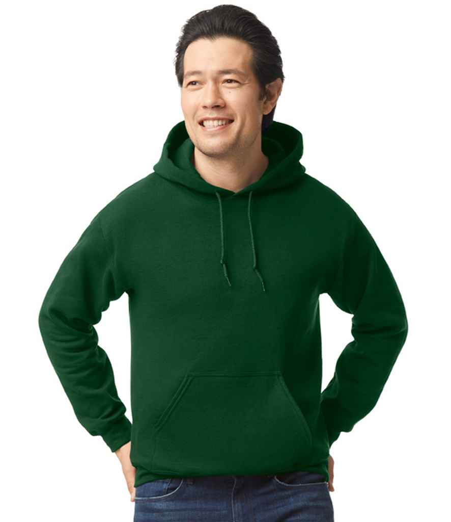 Gildan GD57 Forest Green Model -  Ready to be Embroidered and Printed by Custard Workwear - Cheap Personalised and Customised Workwear in Nottinghamshire, Derbyshire and Leicestershire